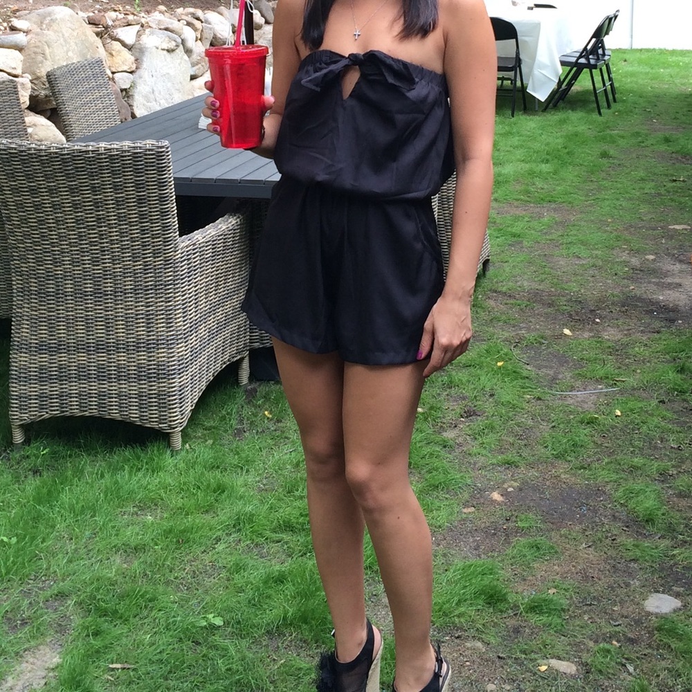 Black romper size small fits xs